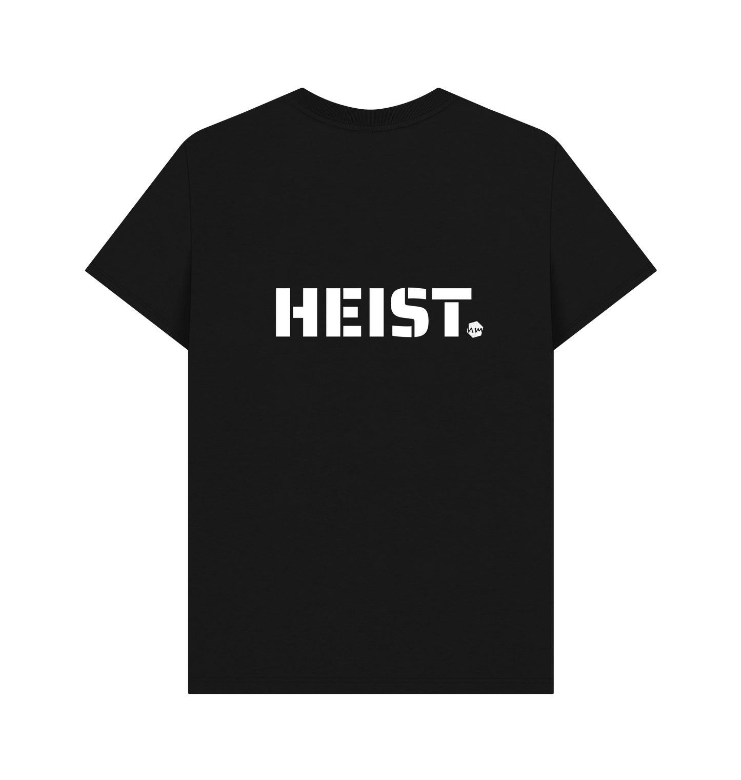 Black Printed T-shirt Back