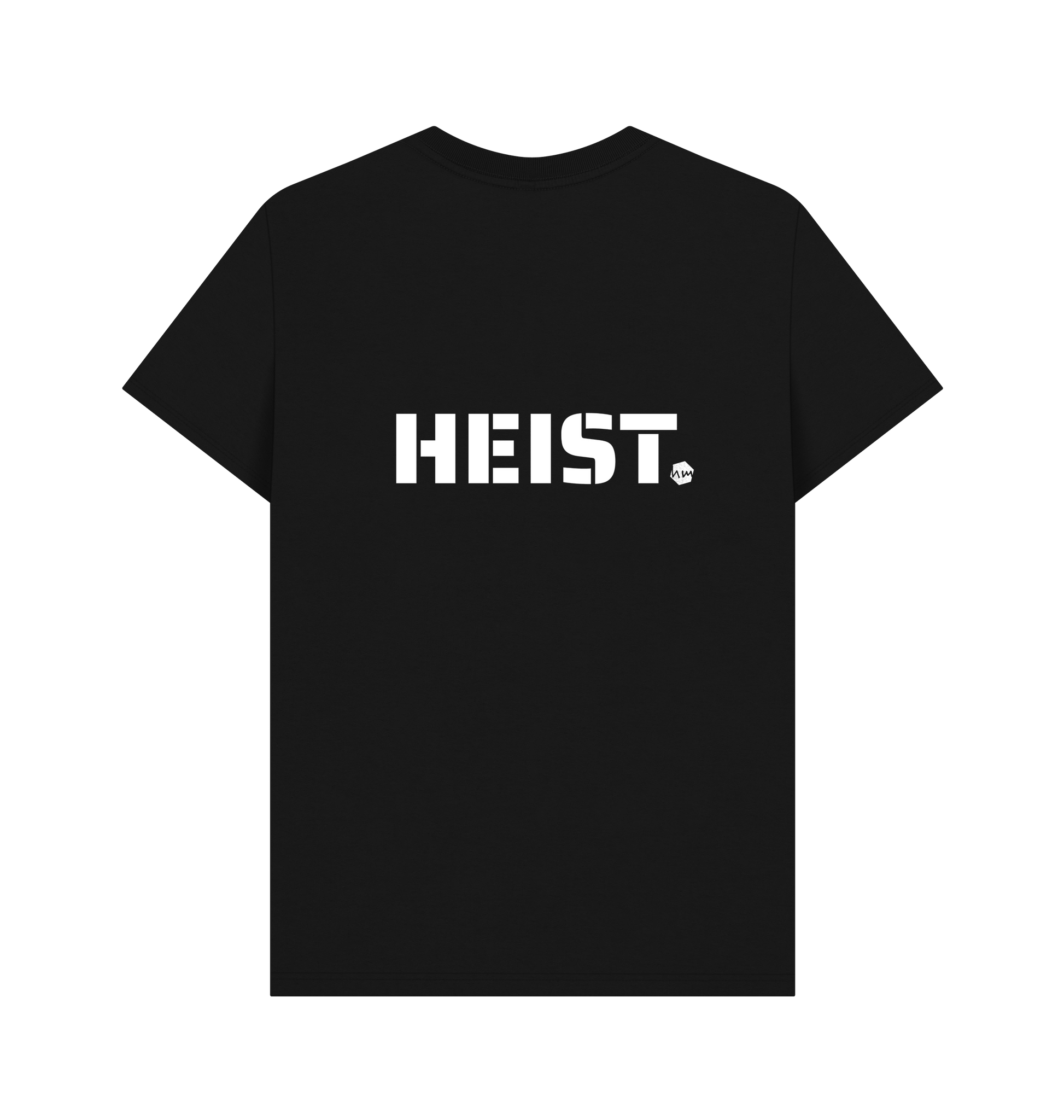 Black Printed T-shirt Back