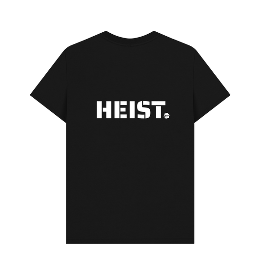 Black Printed T-shirt Back