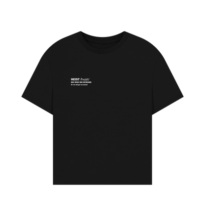 Black Printed T-shirt Front