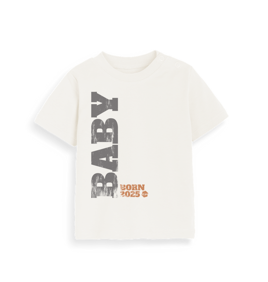 Organic Natural Printed Kids T-Shirt