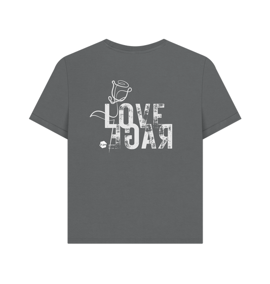 Slate Grey Printed T-shirt Back