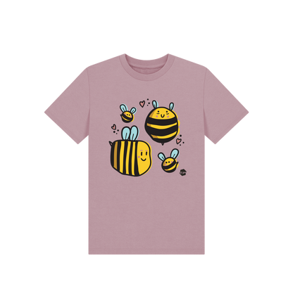 Mauve Printed Kids T-Shirt