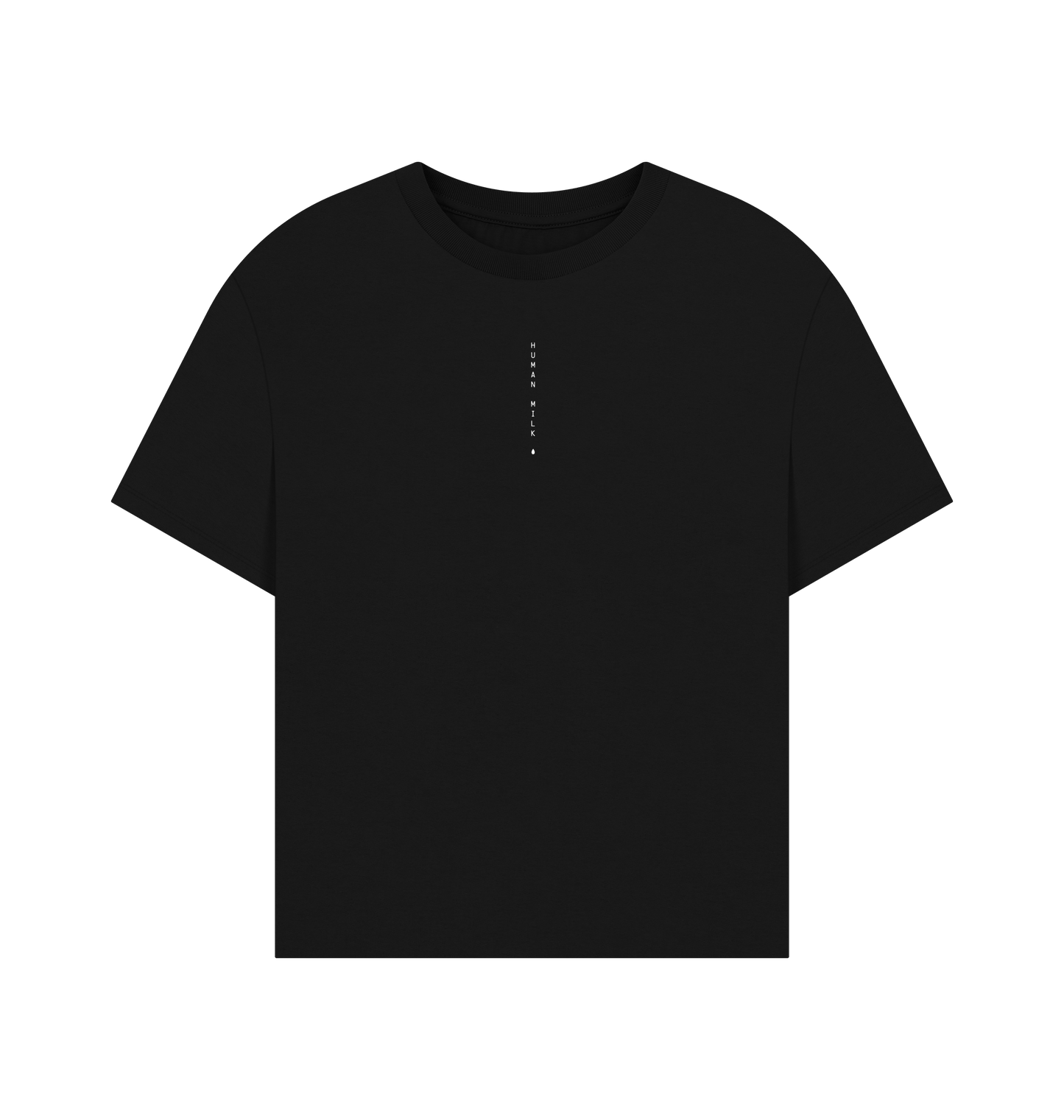 Black Printed T-shirt Front