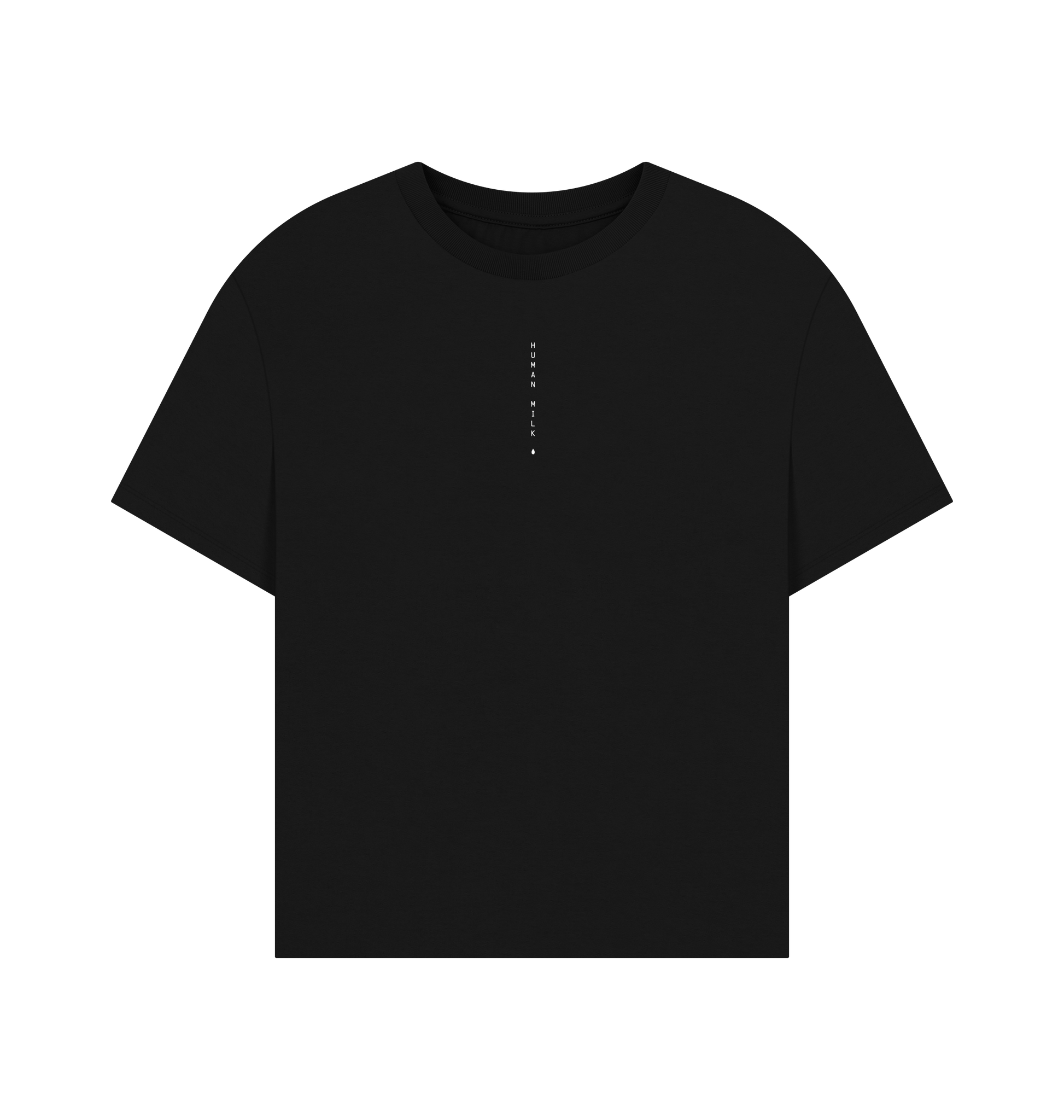 Black Printed T-shirt Front
