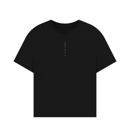 Black Printed T-shirt Front