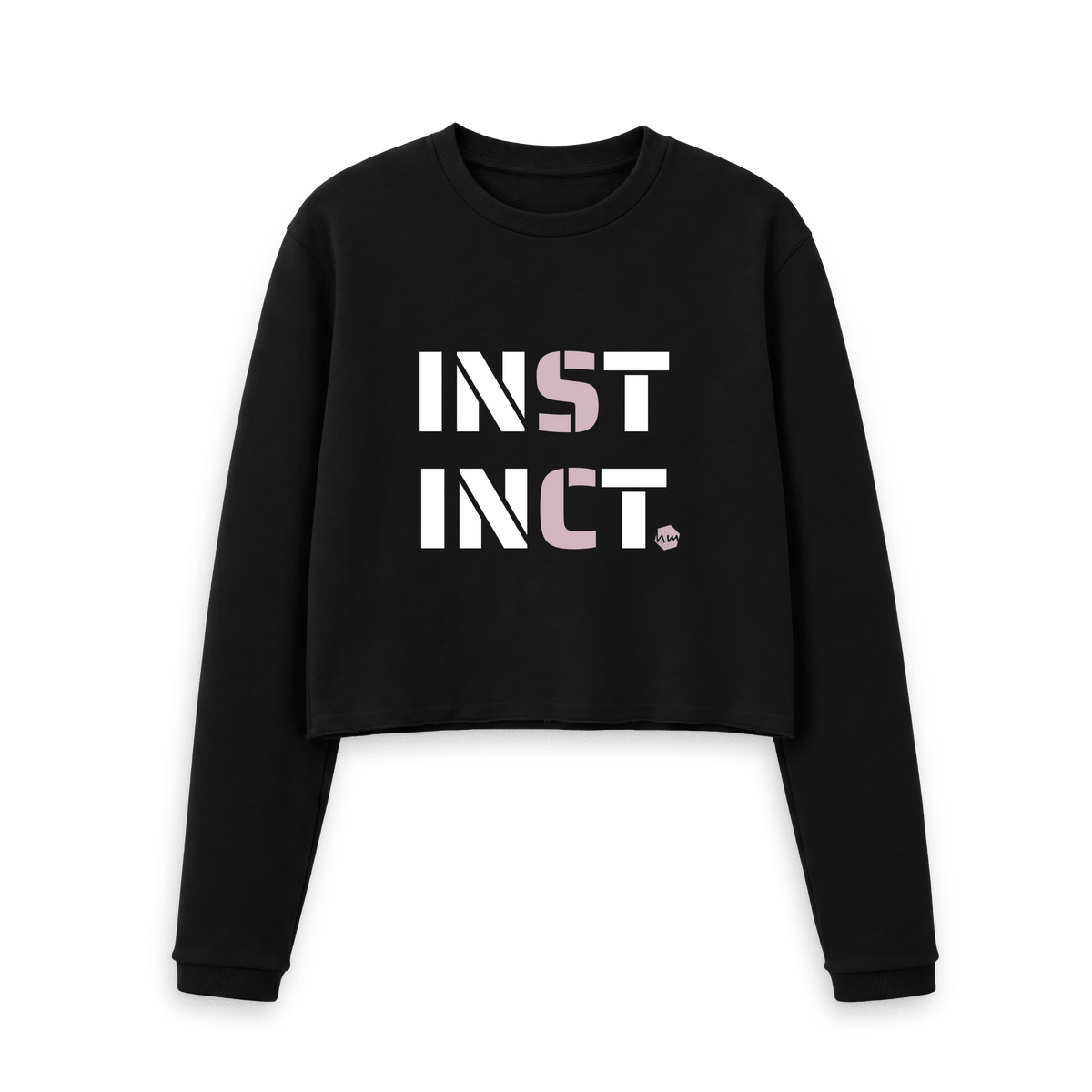 Black Printed Boxy Jumpers Front