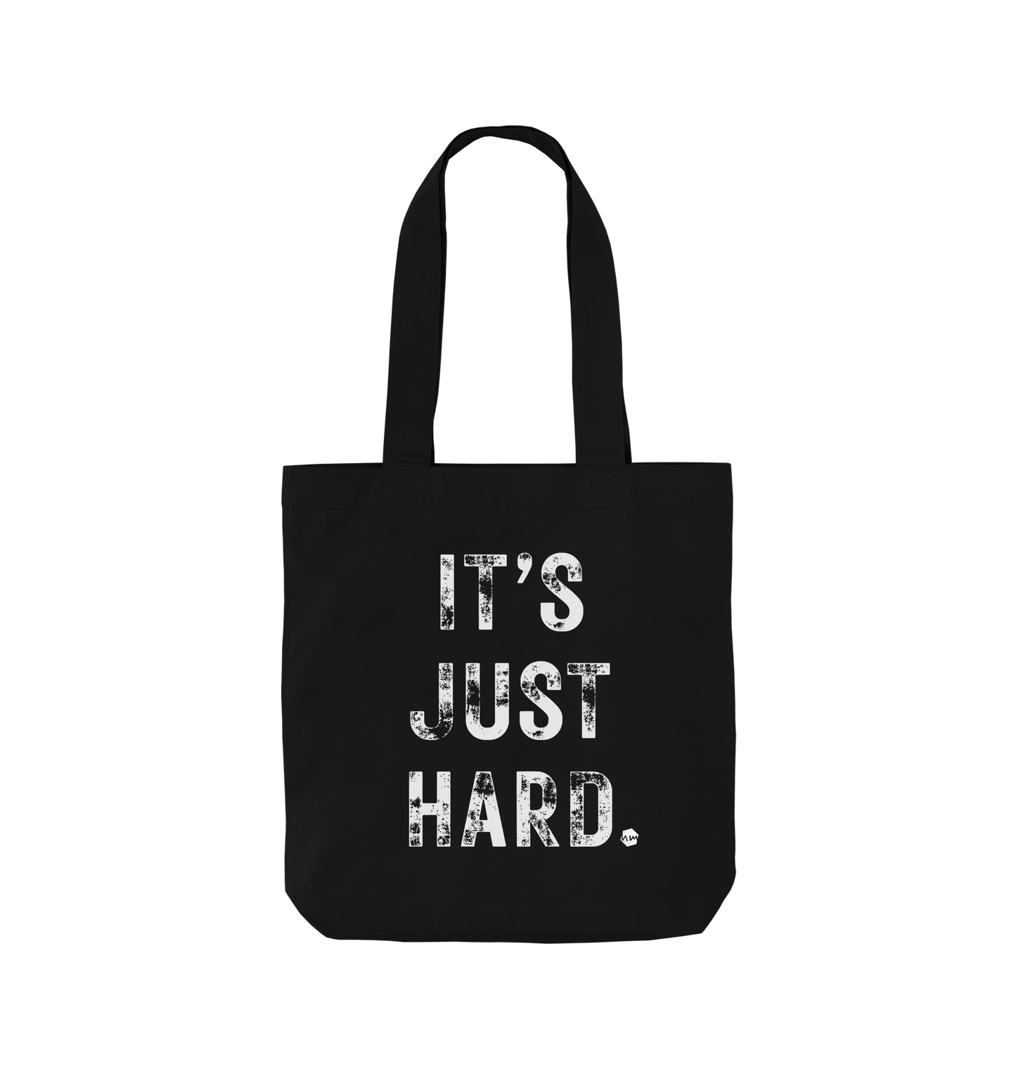 Black Printed Bag Front