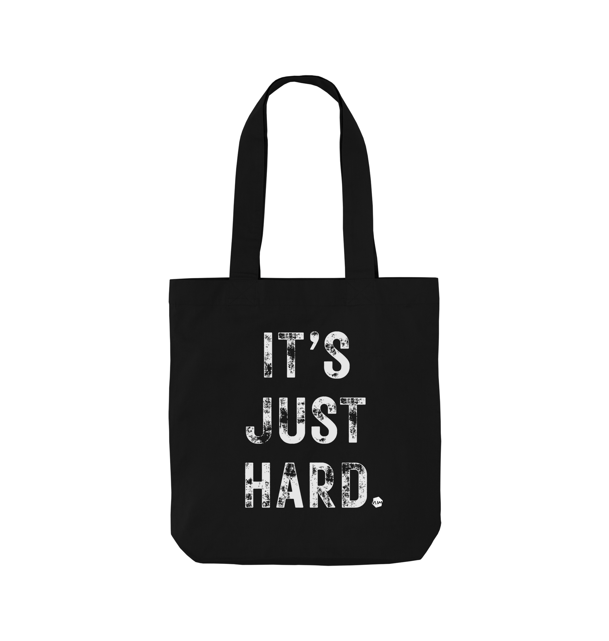 Black Printed Bag Front