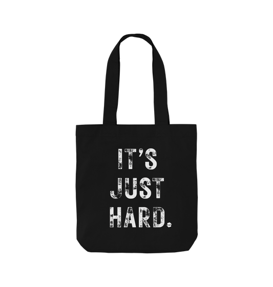 Black Printed Bag Front