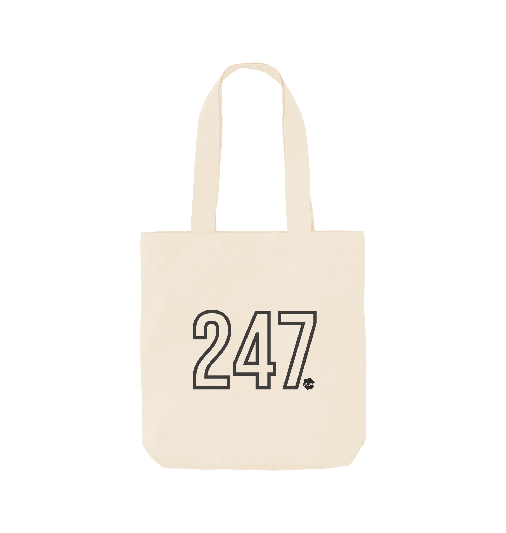 Natural Printed Bag Front