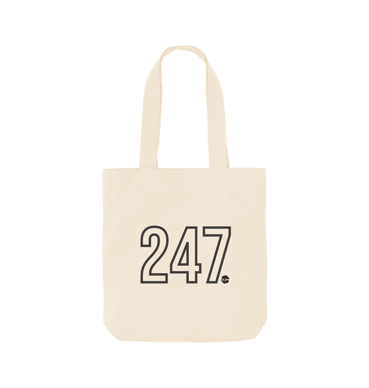 Natural Printed Bag Front