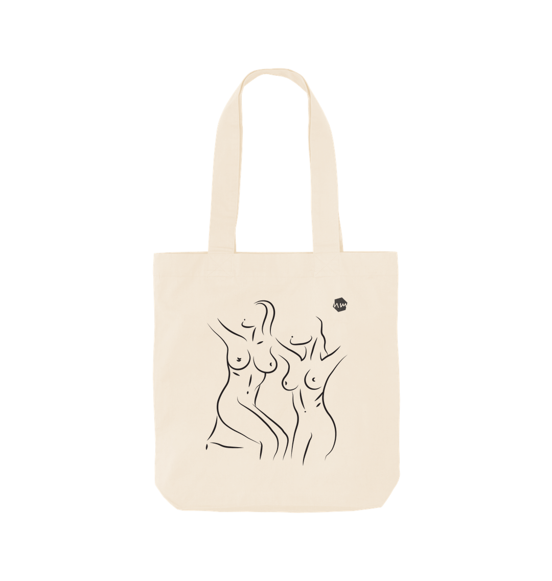 Natural Printed Bag Front