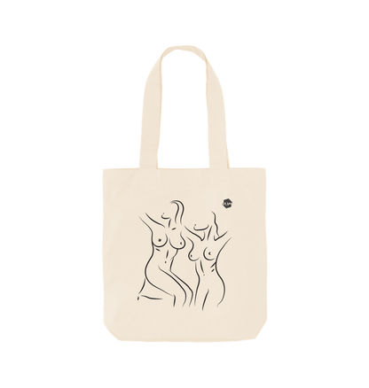 Natural Printed Bag Front