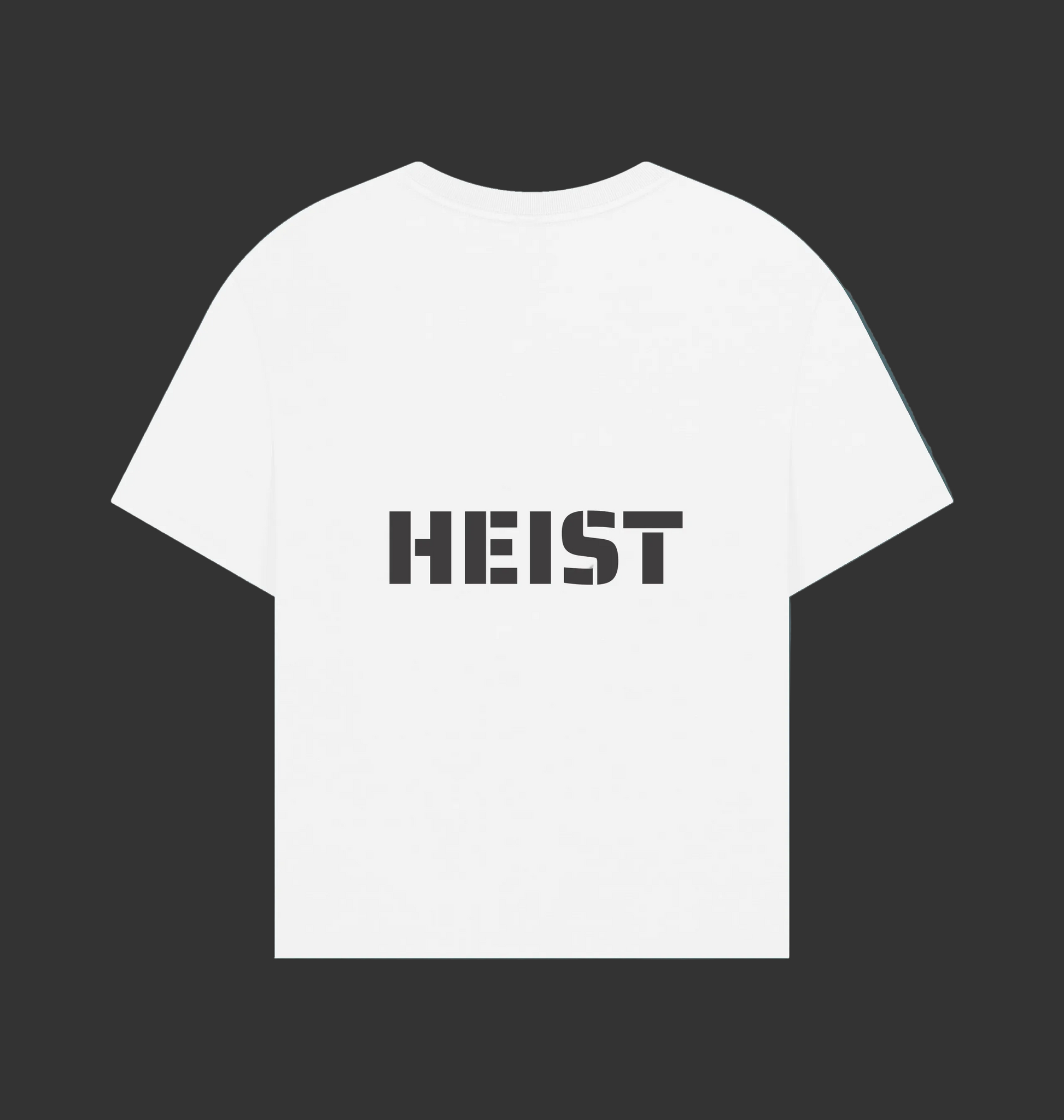 White Printed T-shirt Back