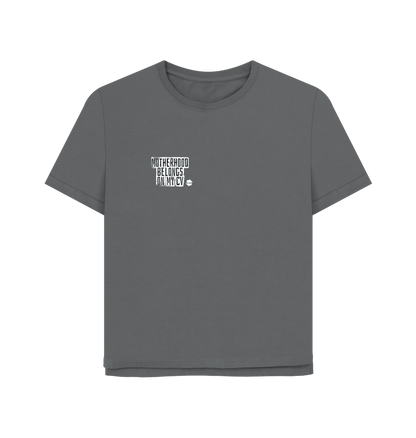 Slate Grey Printed T-shirt Front