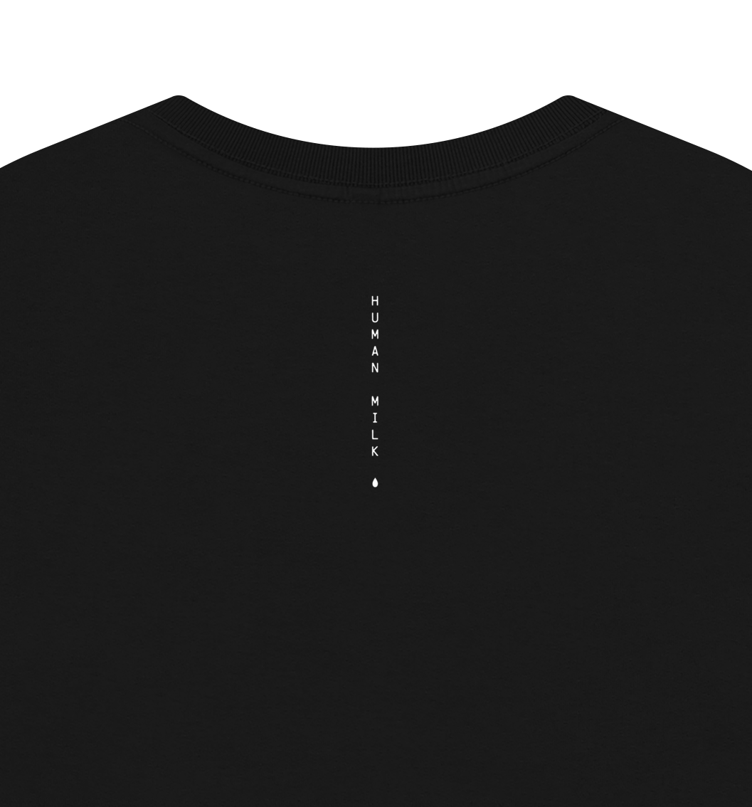 Black Printed T-shirt Back