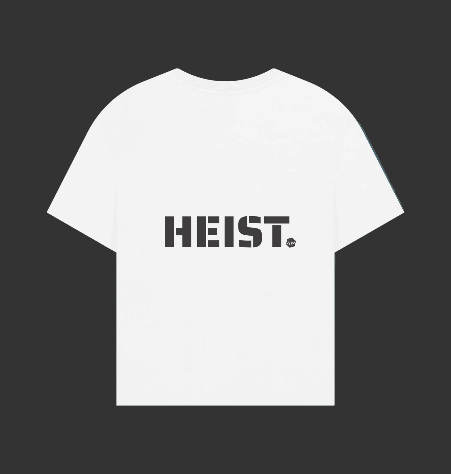 White Printed T-shirt Back