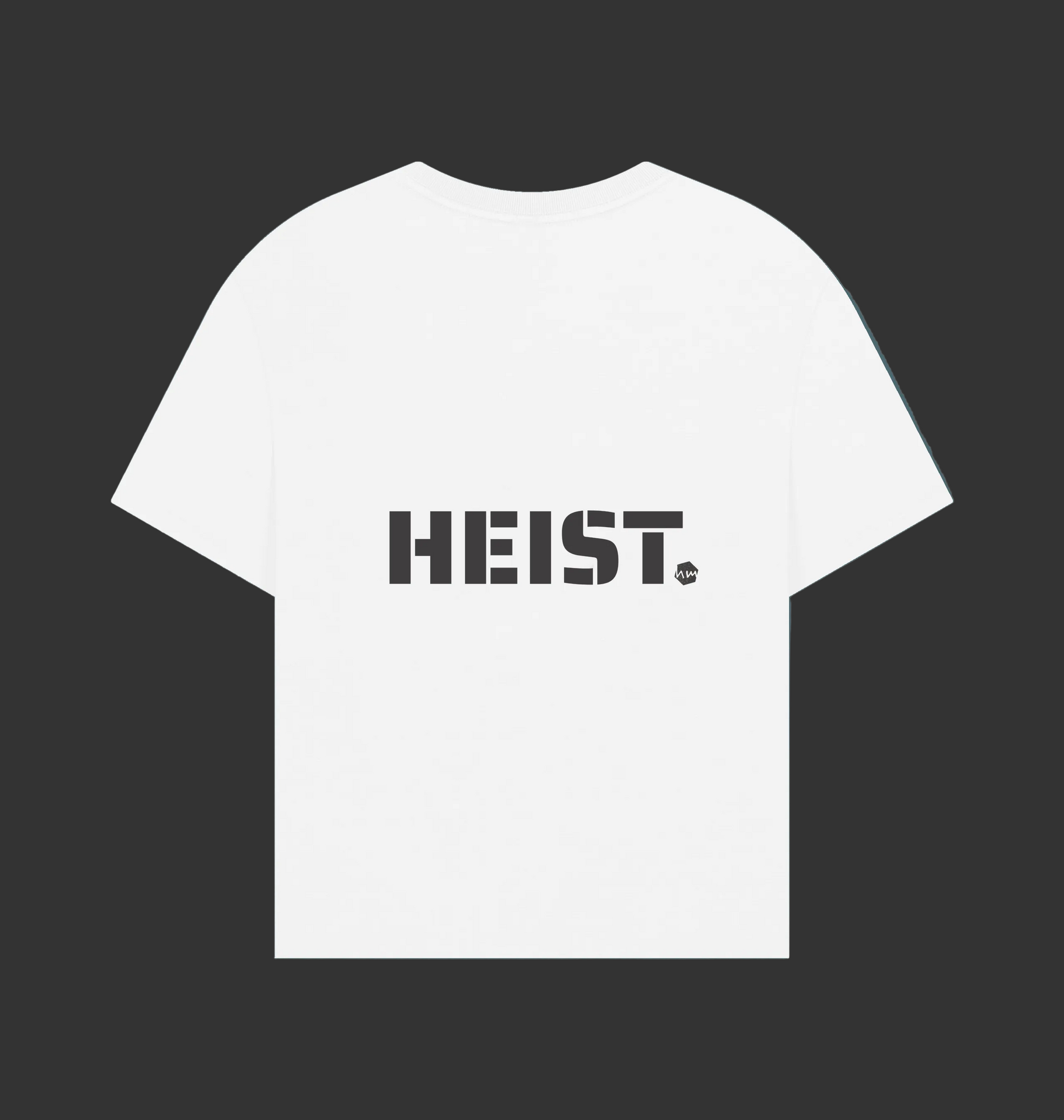 White Printed T-shirt Back