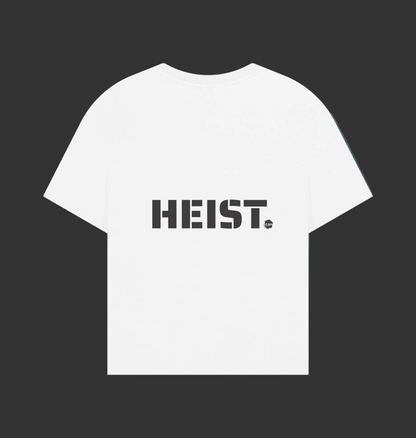 White Printed T-shirt Back