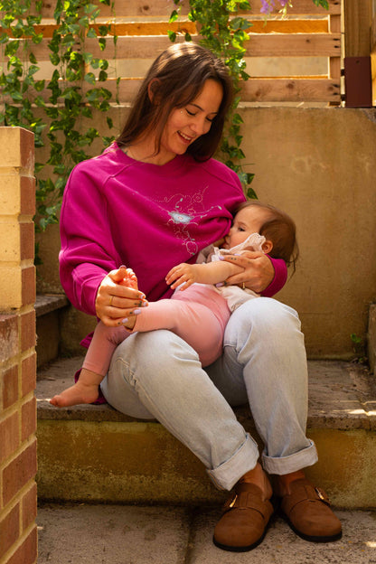 Oxyflower Sweater, Orchid Pink