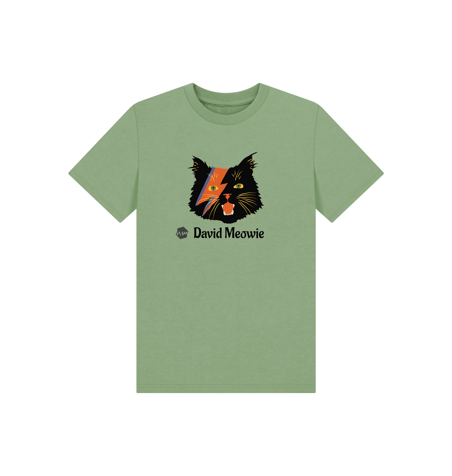 Sage Printed Kids T-Shirt Front