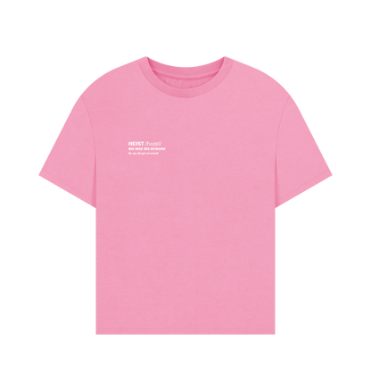 Rose Pink Printed T-shirt Front