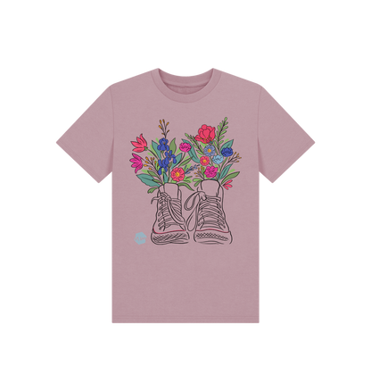 Mauve Printed Kids T-Shirt