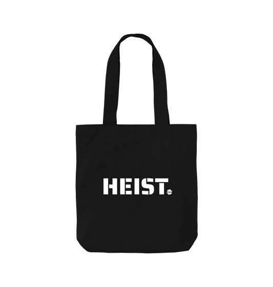 Black Printed Bag Front