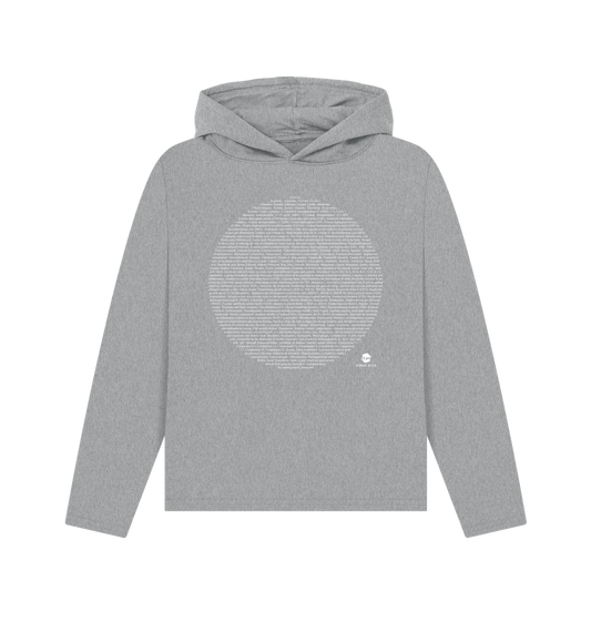 Athletic Grey Printed Hoody