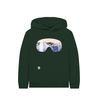 Evergreen Printed Kids Hoodie Front