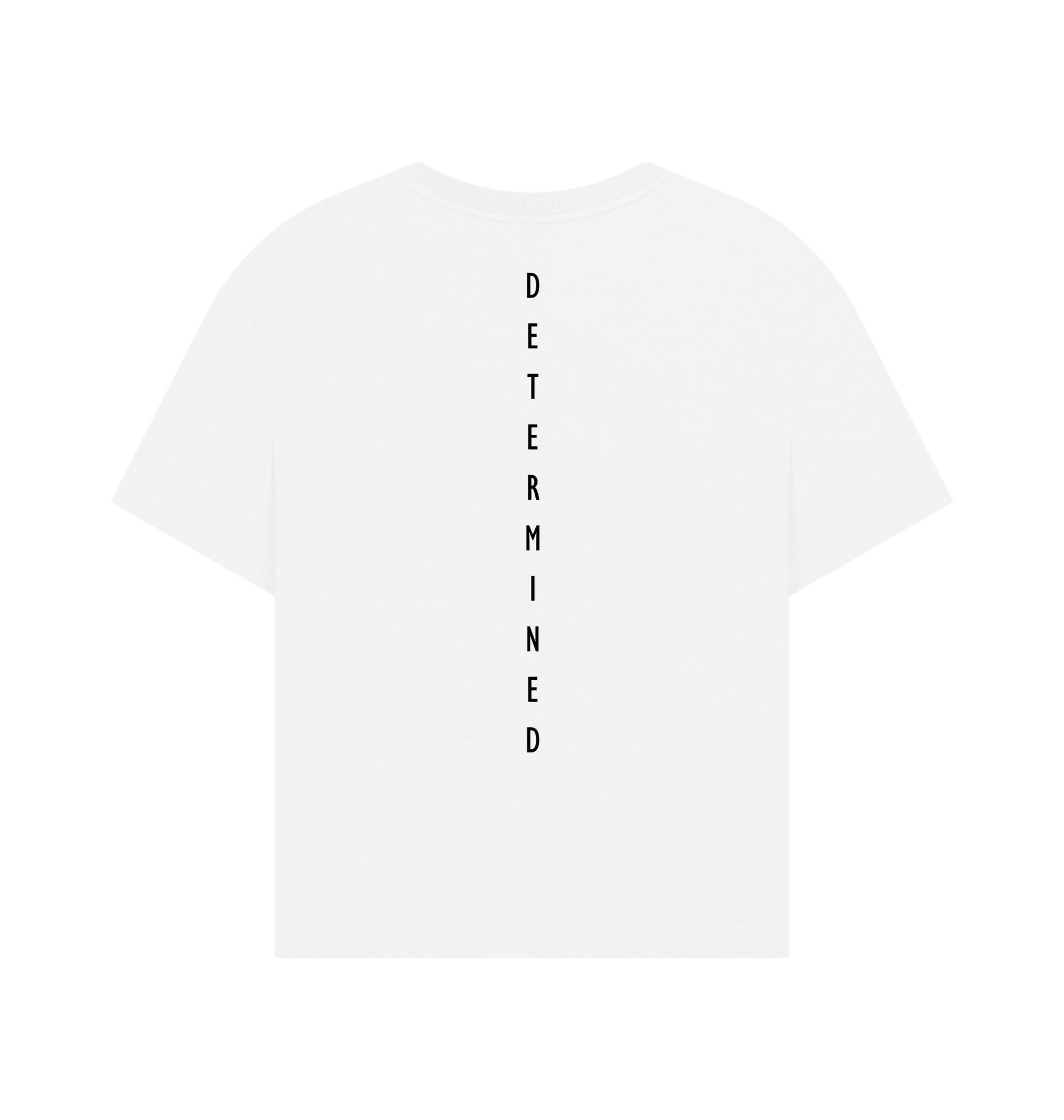 White Printed T-shirt Back