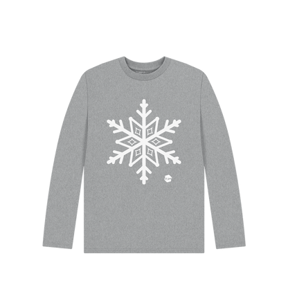 Athletic Grey Printed Kids T-Shirt Front