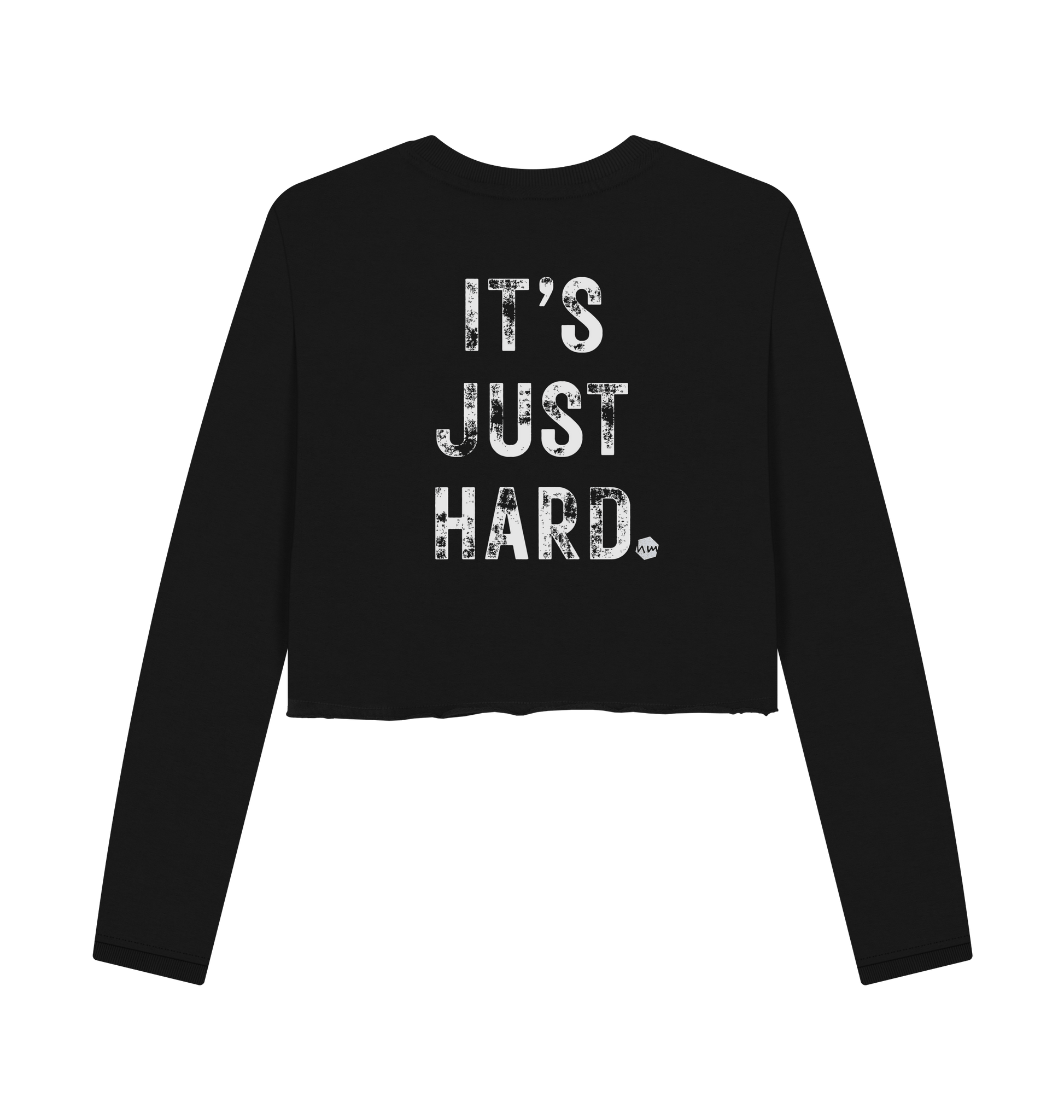 Black Printed Boxy Jumpers Back