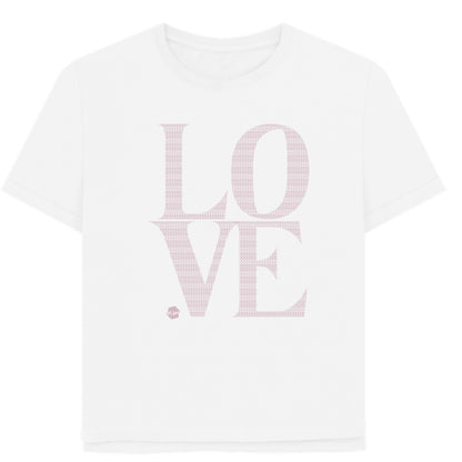 LOVE Boobs Pattern T-shirt, 4 colours