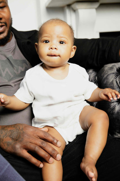 Men's HM Logo T-shirt, Charcoal on Slate Grey