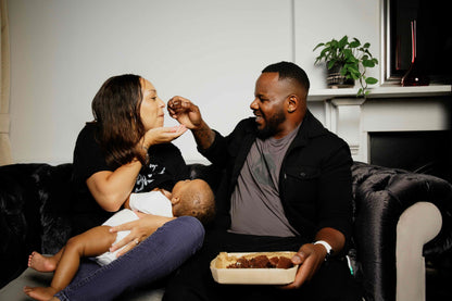 Men's HM Logo T-shirt, Charcoal on Slate Grey