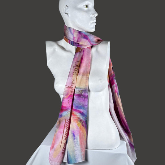 Scarf Chloe Trayhurn x Human Milk - DAWN 180cm x 70cm
