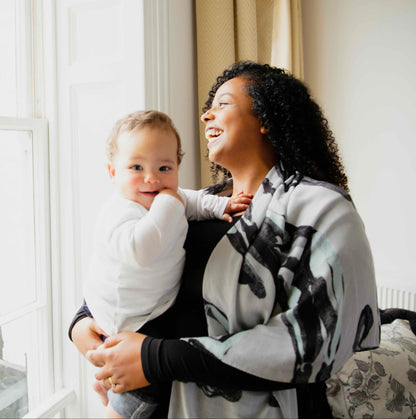 Scarf Chloe Trayhurn x Human Milk - ASCENSION, 3 colourways, 140cm x 140cm