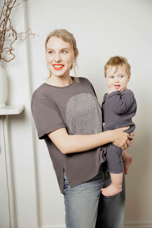 Composition of breastmilk Moon Relaxed Fit T-shirt, 3 colours