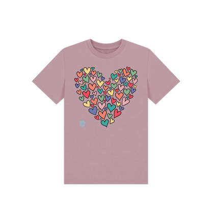 Mauve Printed Kids T-Shirt