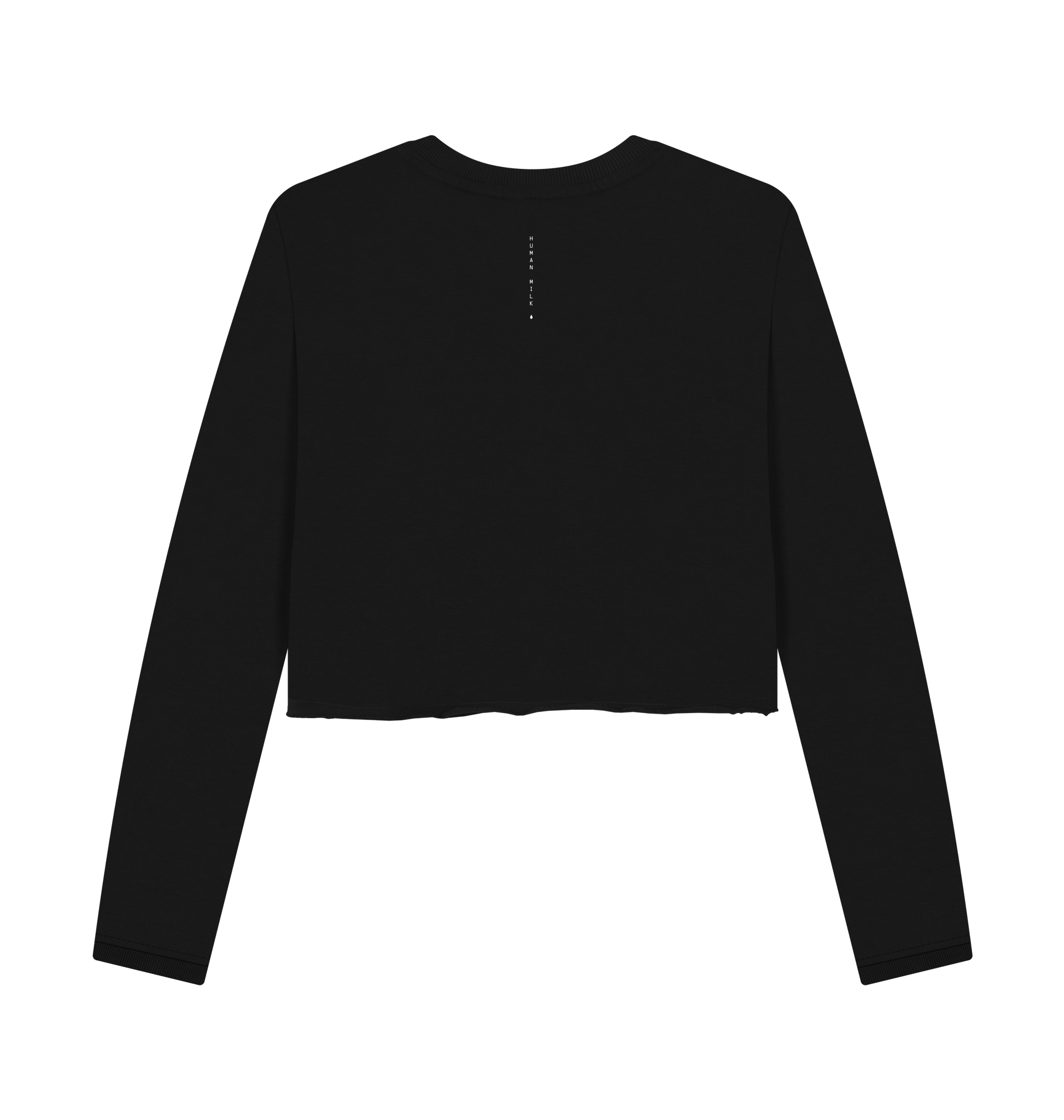Black Printed Boxy Jumpers Back