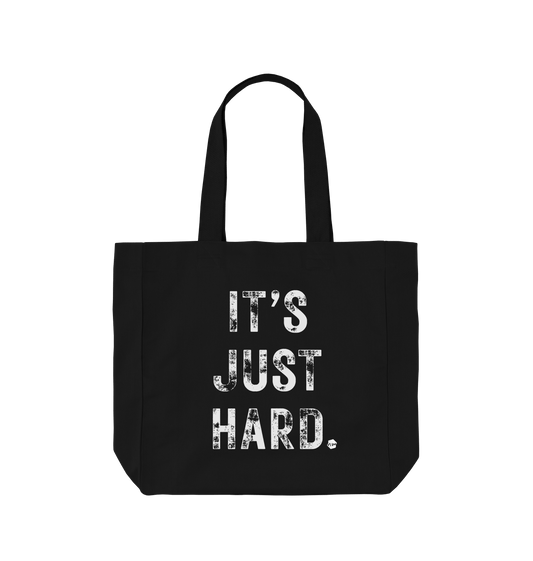 Black Printed Bag Front
