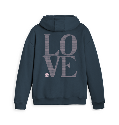Navy Zip hoody Back