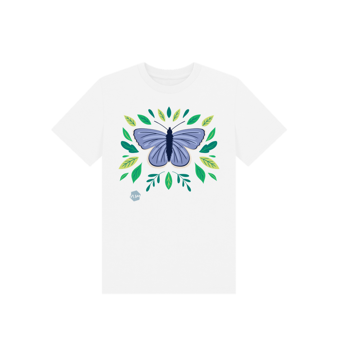 White Printed Kids T-Shirt