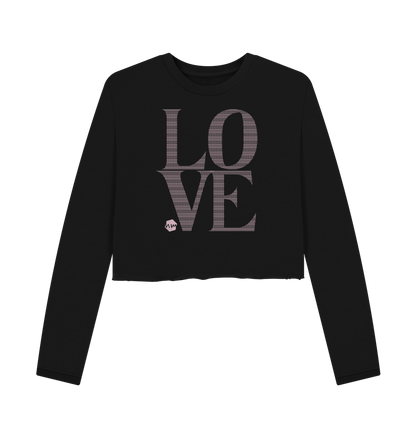 Black Printed Boxy Jumpers Front