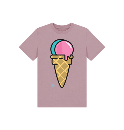 Mauve Printed Kids T-Shirt