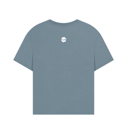 Stone Blue Printed T-shirt