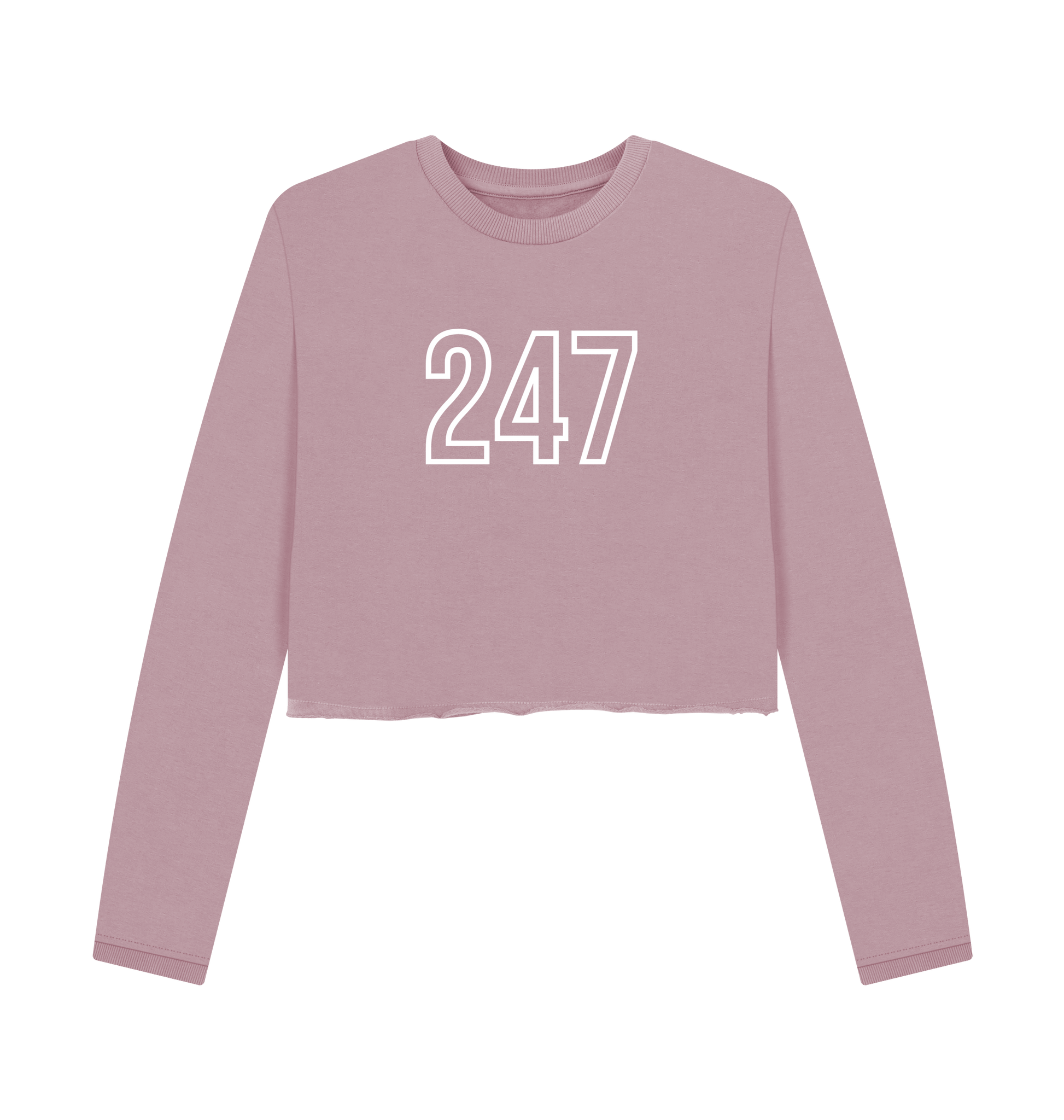 Mauve Printed Boxy Jumpers Front