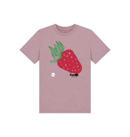 Mauve Printed Kids T-Shirt